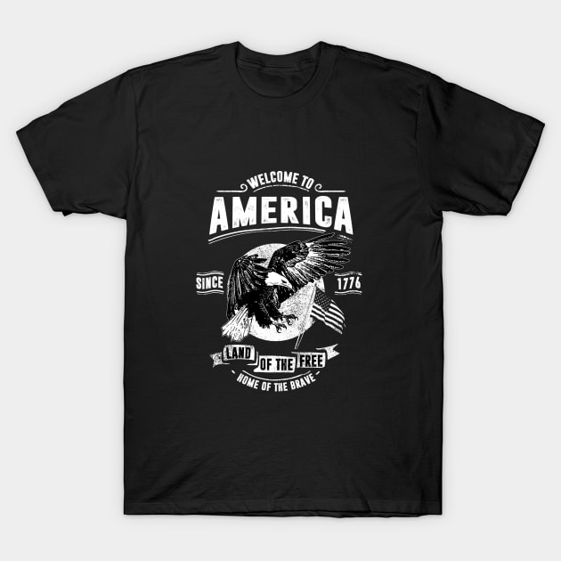 Welcome To America T-Shirt by teespotfashions